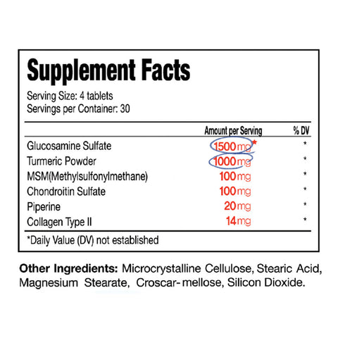 Joint Formula Gold 2734mg, 120 Tablets