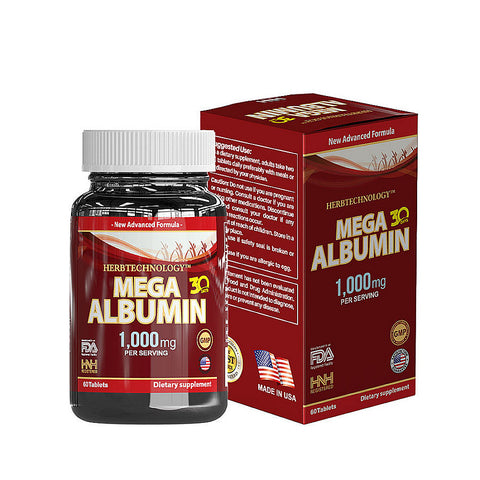 Mega Albumin 1000mg, 60 Tablets 30Days
