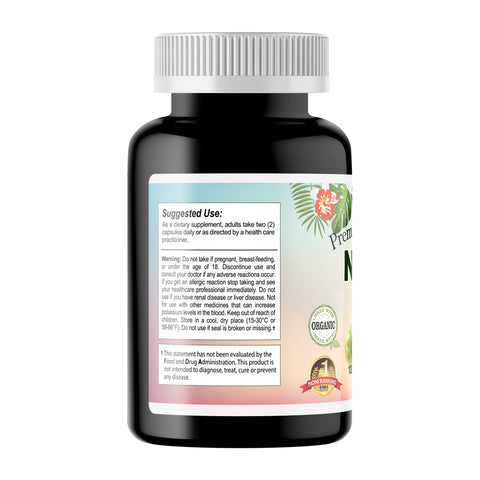 Premium Organic Noni 1000mg, 120 Veggie Capsules