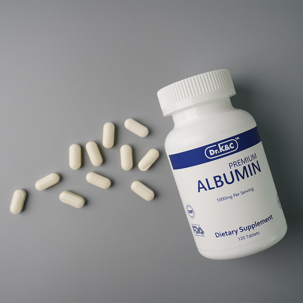 Premium Albumin 1000mg, 120 Tablets
