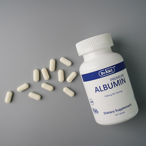 Premium Albumin 1000mg, 120 Tablets